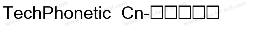 TechPhonetic Cn字体转换